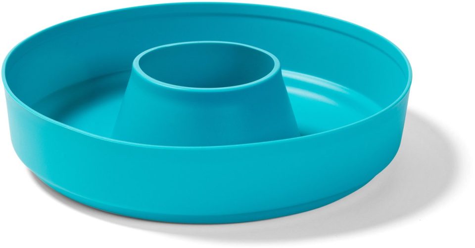Omnia bakvorm Silicone voor Camping Oven aquamarijn
