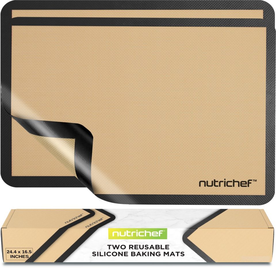 Nutrichef bakmat Siliconen Set van 2 62 x 42 cm