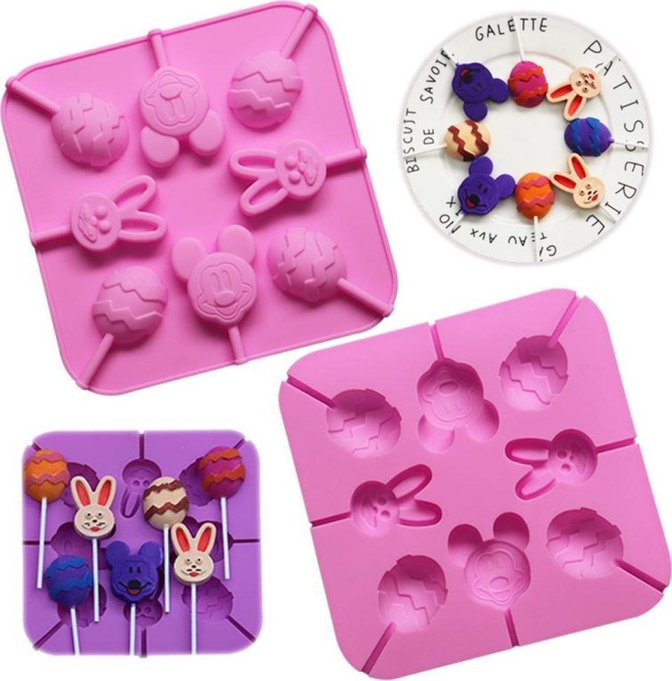 ProductGoods bakvorm Siliconen Paasthema (8 stuks)