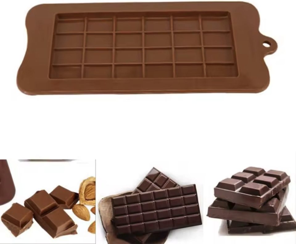 Chpn chocoladevorm Siliconen Bruin 0,7 cm