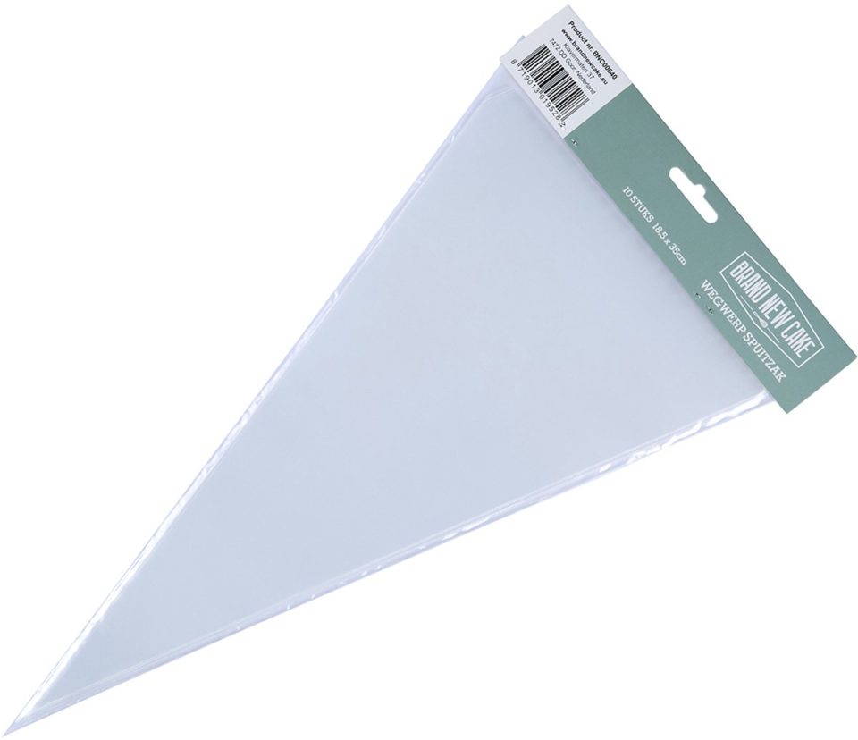 Brand New Cake spuitzak Wegwerp Transparant 35 cm (10 stuks)