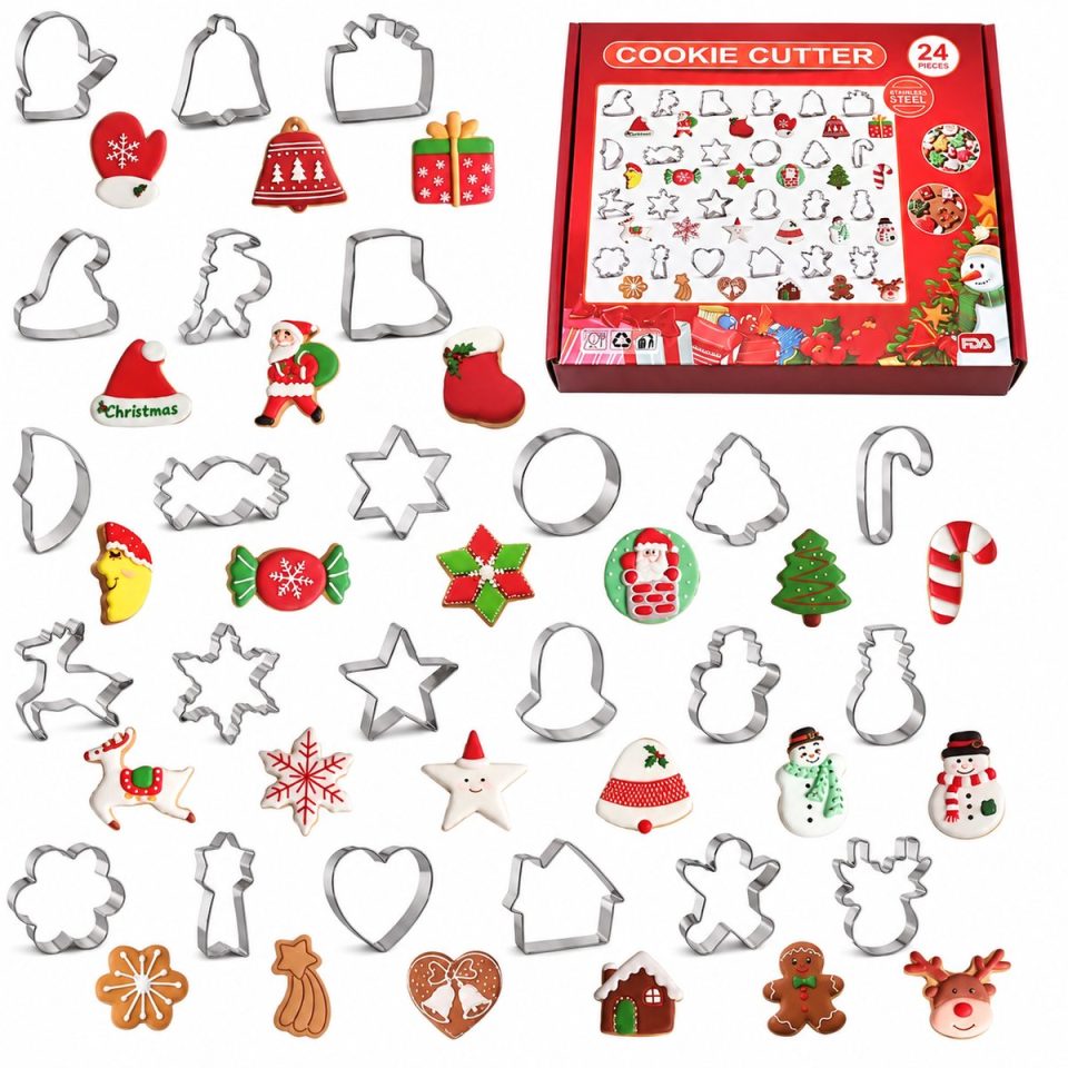 Nina's Giftshop Kerst Koekjes Vormpjes (24 stuks)