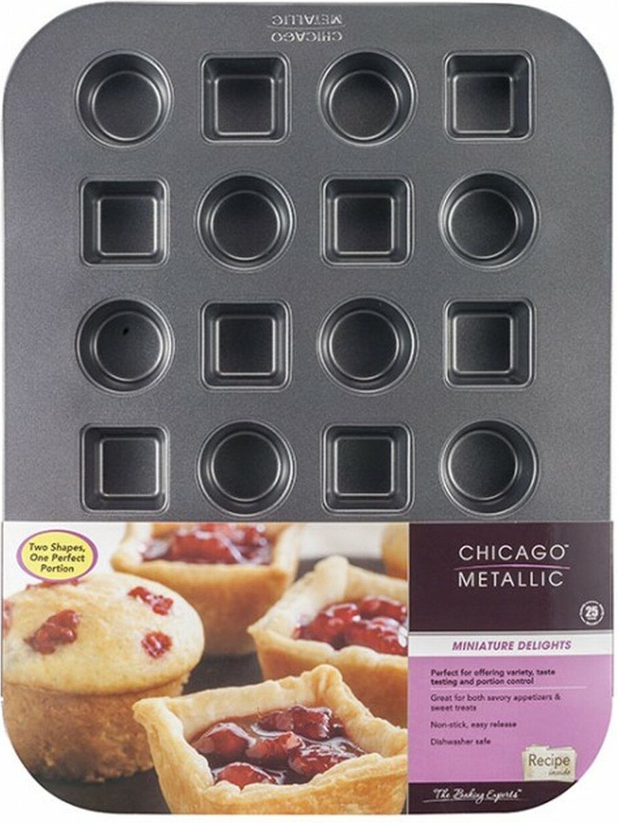 Chicago Metallic Miniature Delights Non Stick Baking Tin