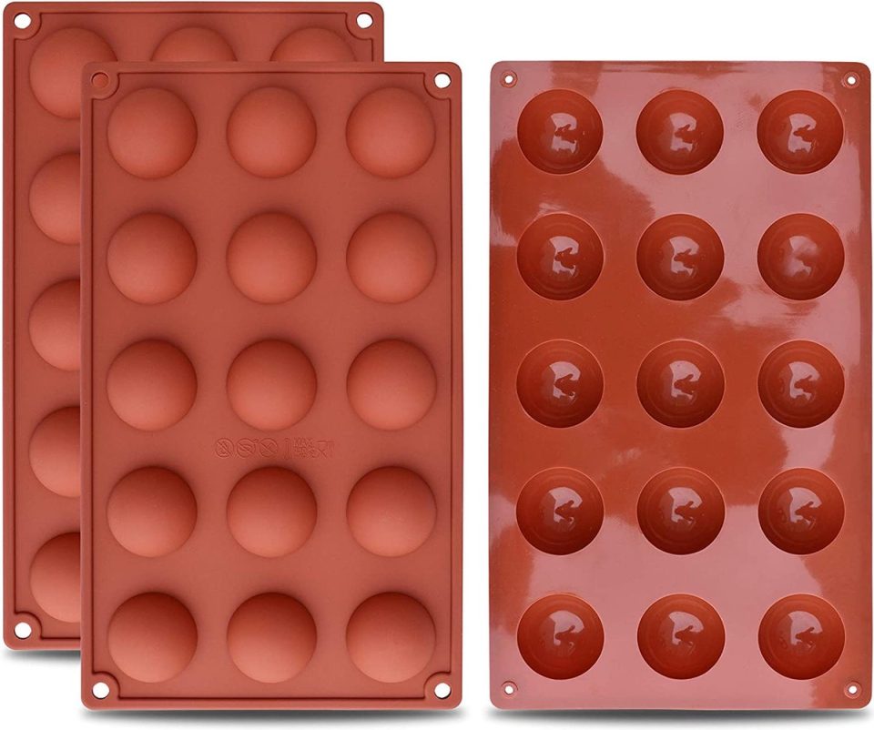 Homede siliconen mal homEdge Kleine 15-holte semi-bolvormige