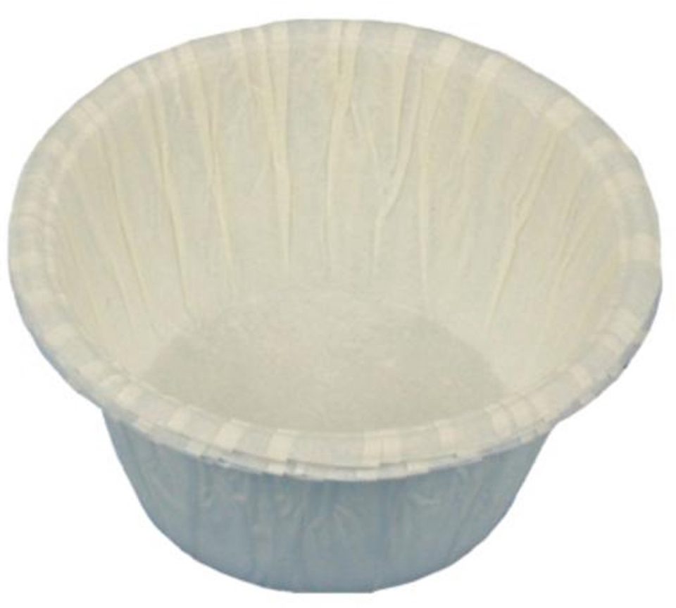 Papstar Muffin bakvormpjes papier wit (20 stuks)