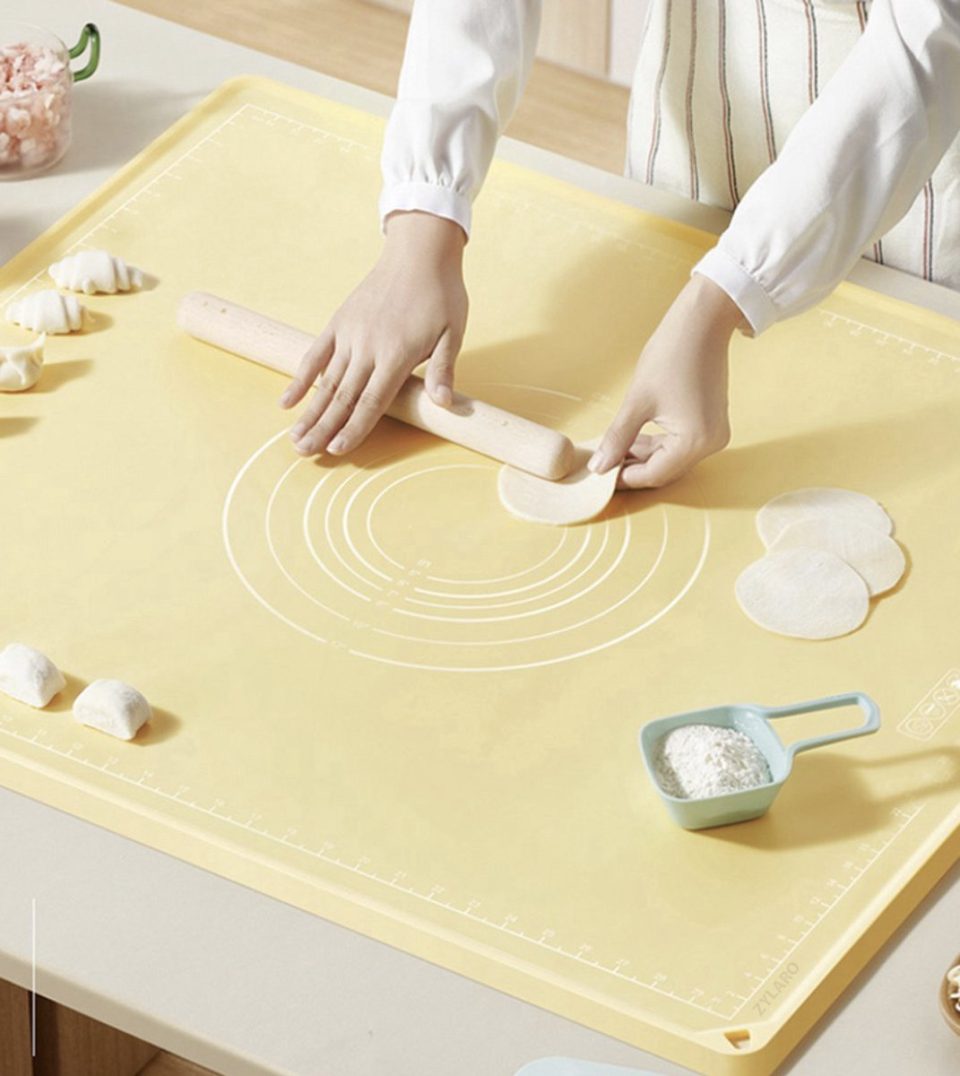 Zylaro bakmat Siliconen XL geel 70 x 50 cm