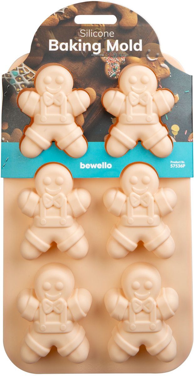 Bewello bakvorm Siliconen Muffin 17,9 x 29,5 x 2,7 cm (1 stuks)