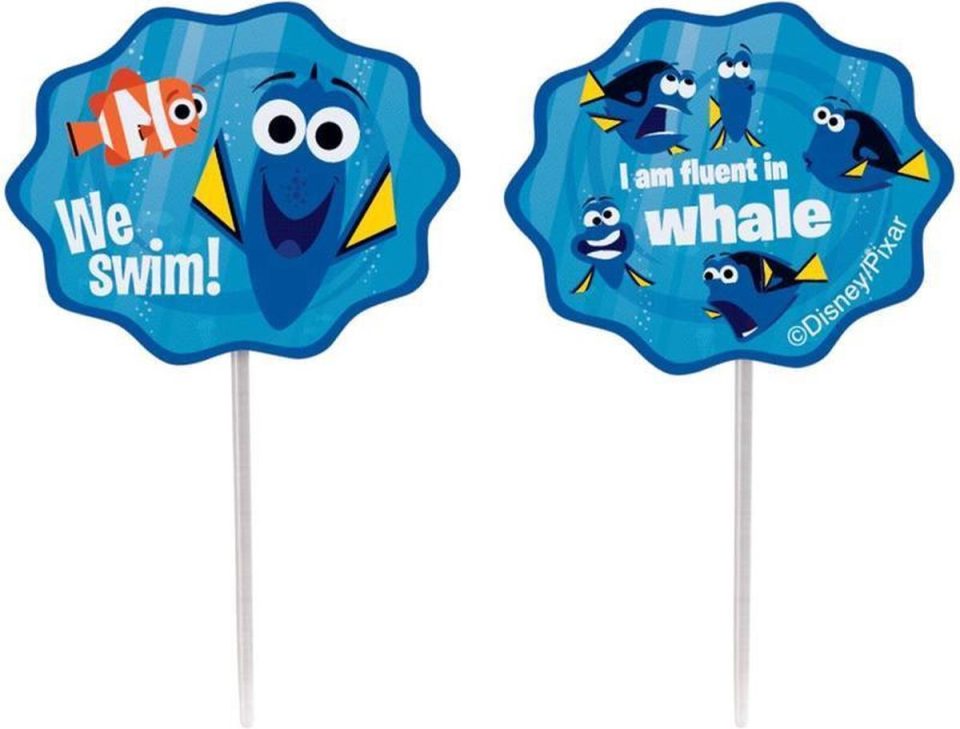Wilton Finding Dory cocktailprikkers (24 stuks)