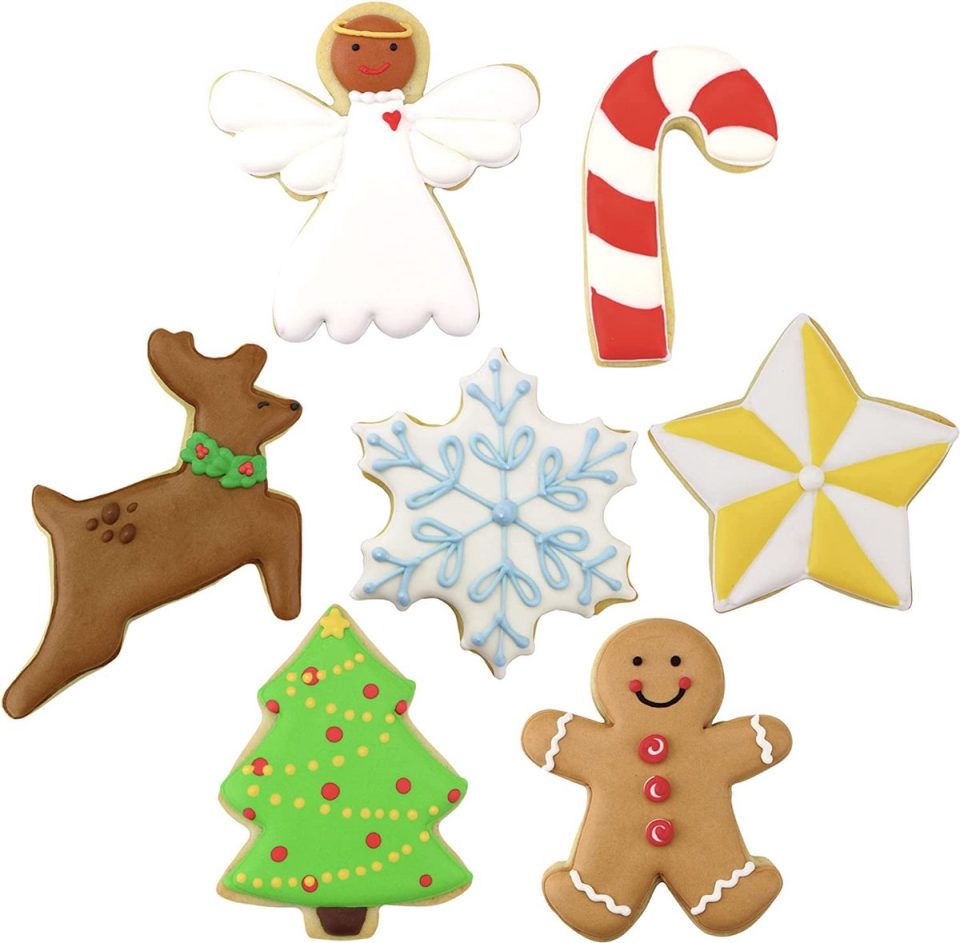 Cookie Cutters Kerstmis Koekjesvormset met Receptenboek