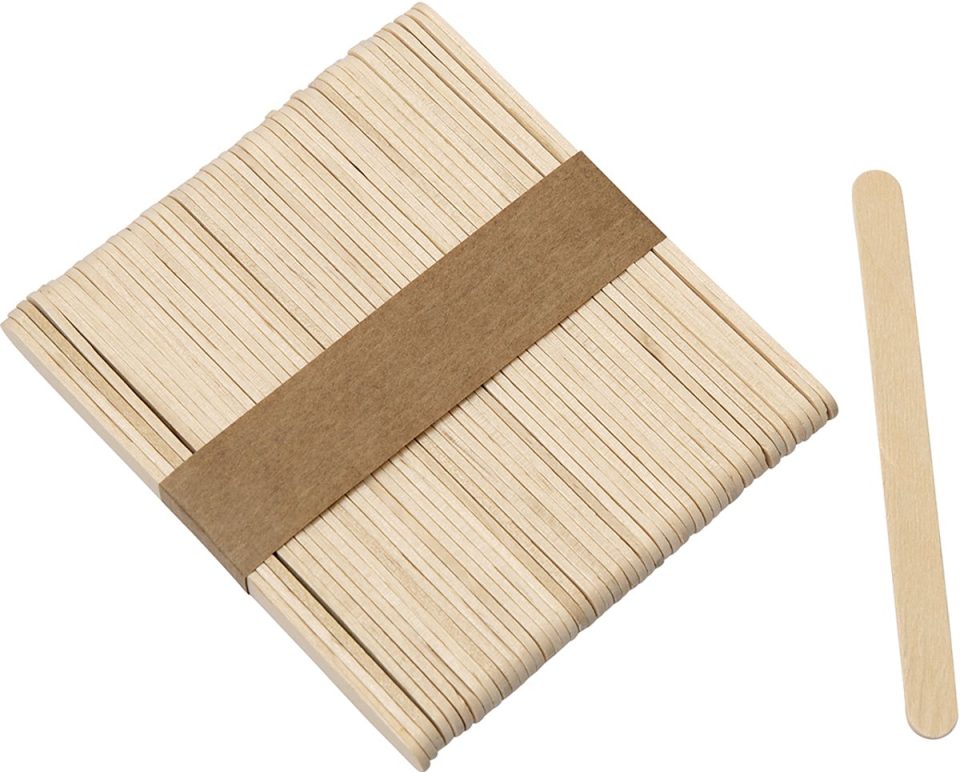 Brand New Cake Lolly / IJsstokjes Hout 11 cm (50 stuks)