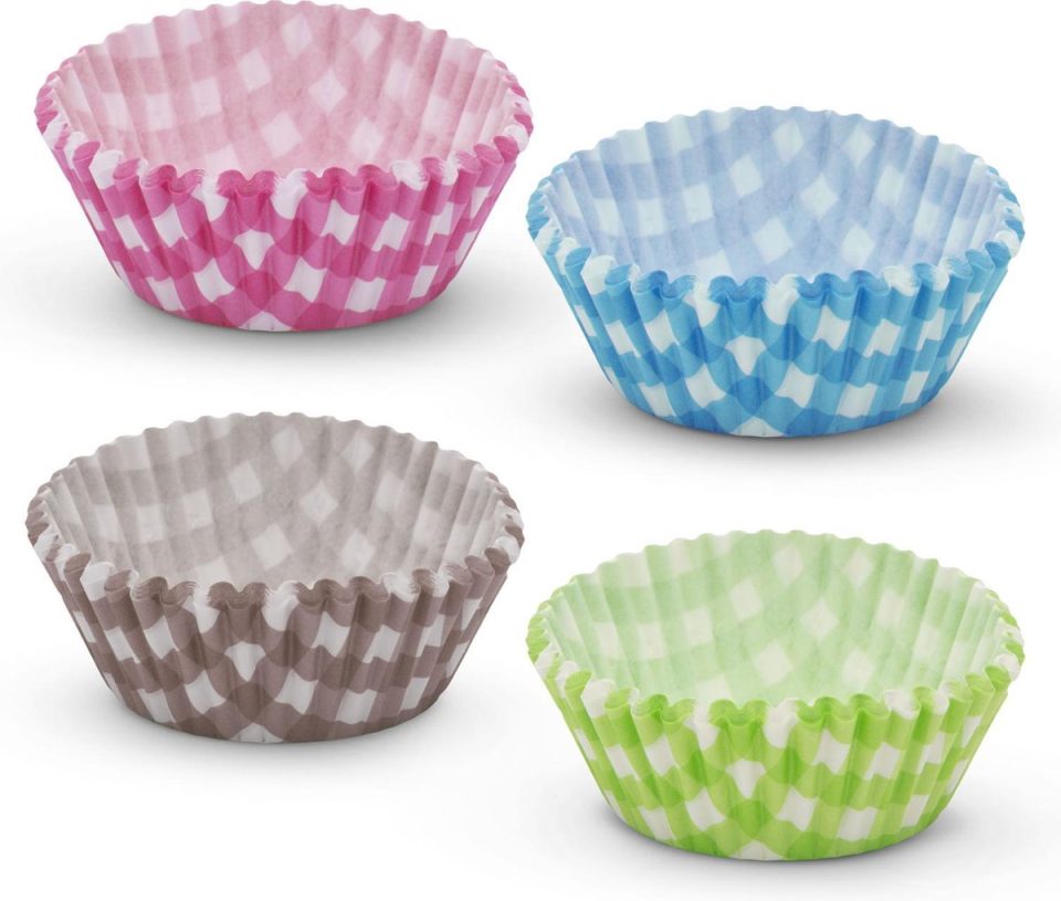 Family Pound muffinvorm Muffin Bakvormen / Cupcake Papier Vormpjes Gekleurd / Geblokt (100 stuks)