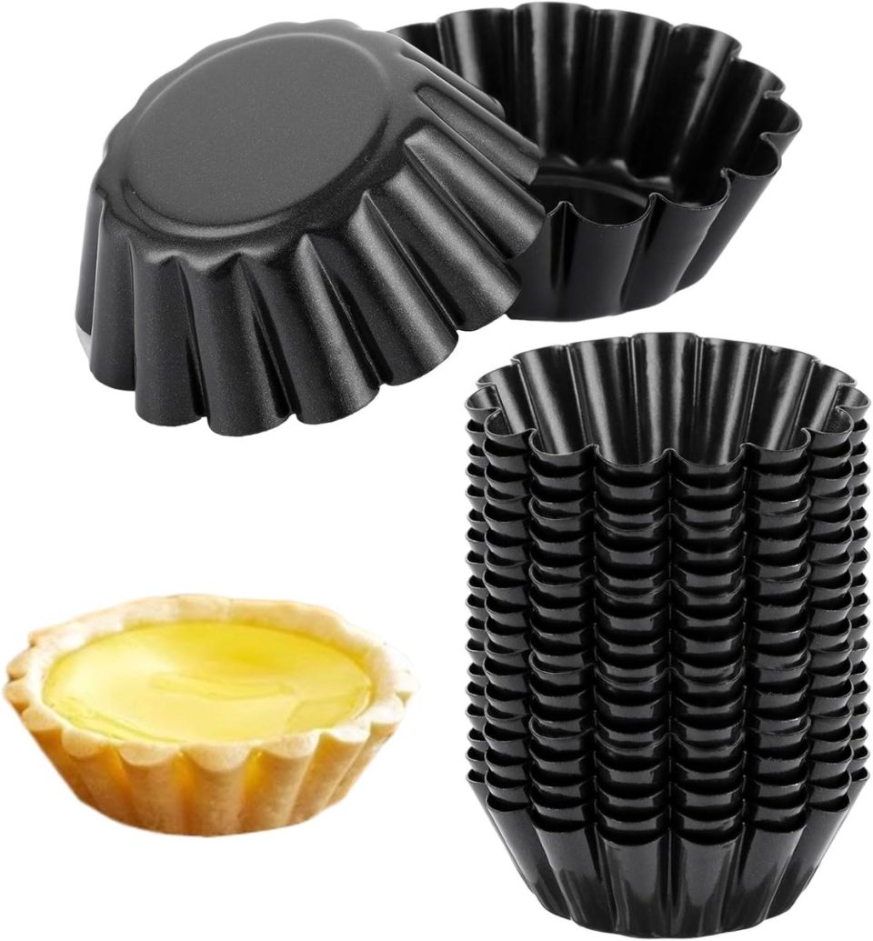 Qttvbtna bakvorm Quichevormpjes Quiche Ø 6,5 cm (20 stuks)