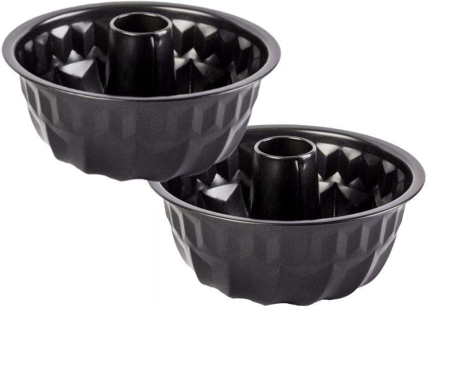 Berretti bakvorm Torta met Tulei Zwart 23 cm (2 stuks)