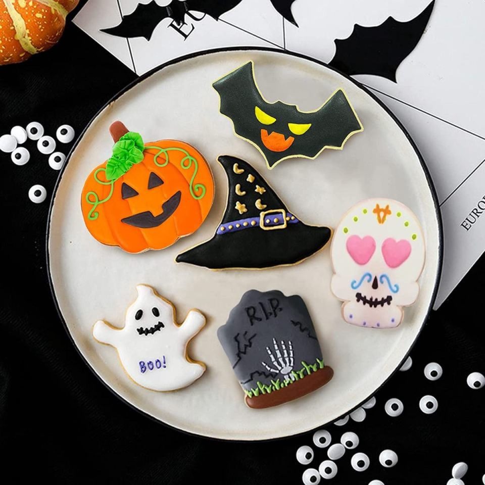 Without lemon Set van 8 Halloween Cookies Cutter