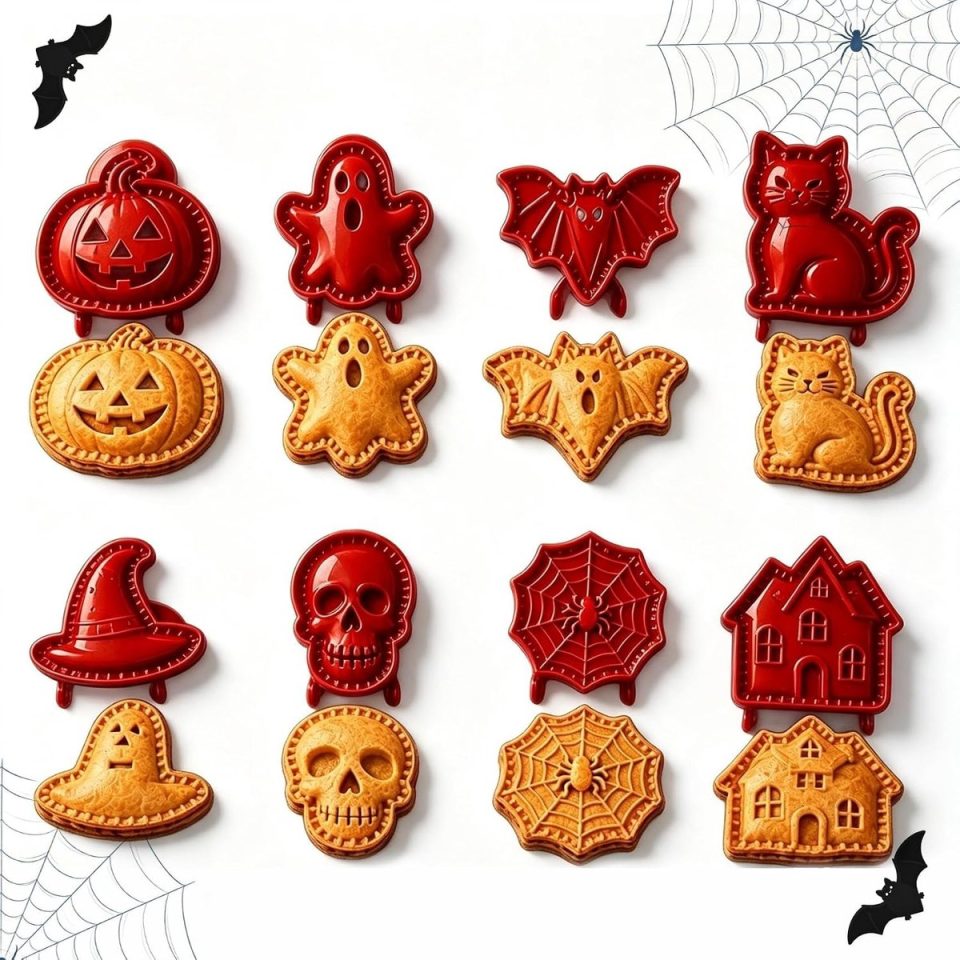 sollbry Set van 8 Halloween Bakvormen