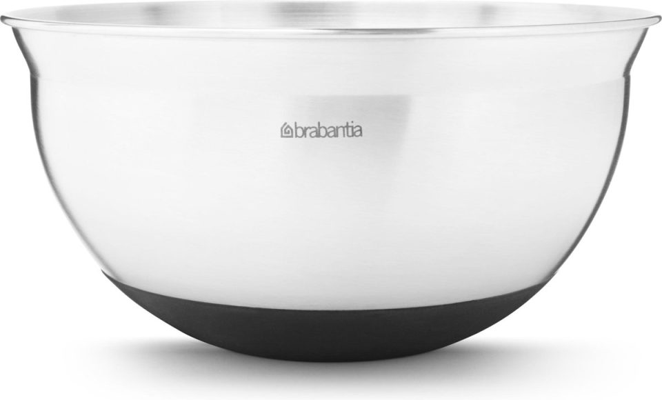 Brabantia beslagkom Profile Matt Steel met Zwart 1,6 l