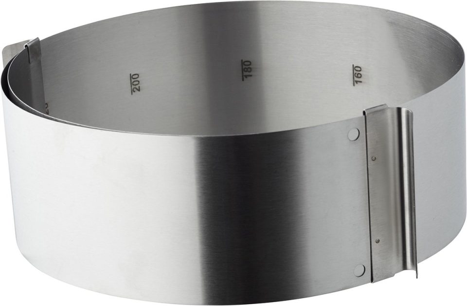 Funktion taartring Verstelbare 16- 32 x 8 cm