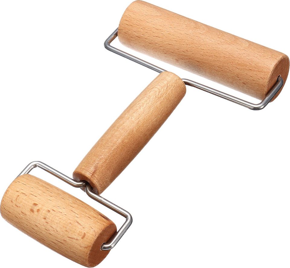 Tectier deegroller Dubbele Hout 17,5 cm