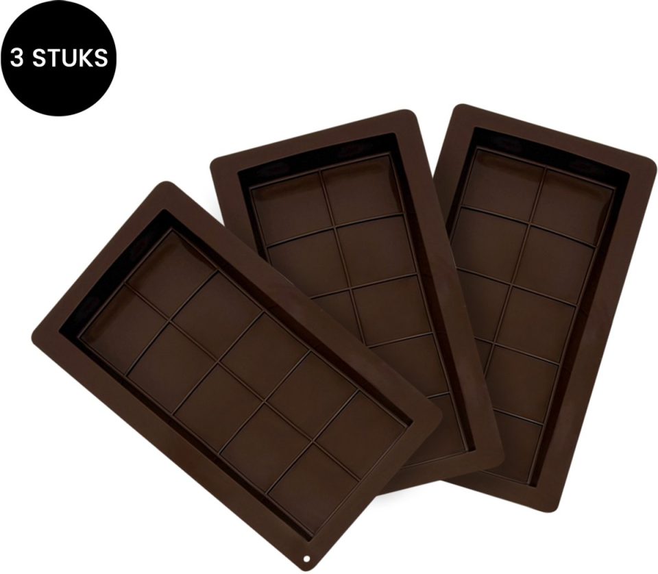 Purepeak chocolade Reep Vorm Set (3 stuks)
