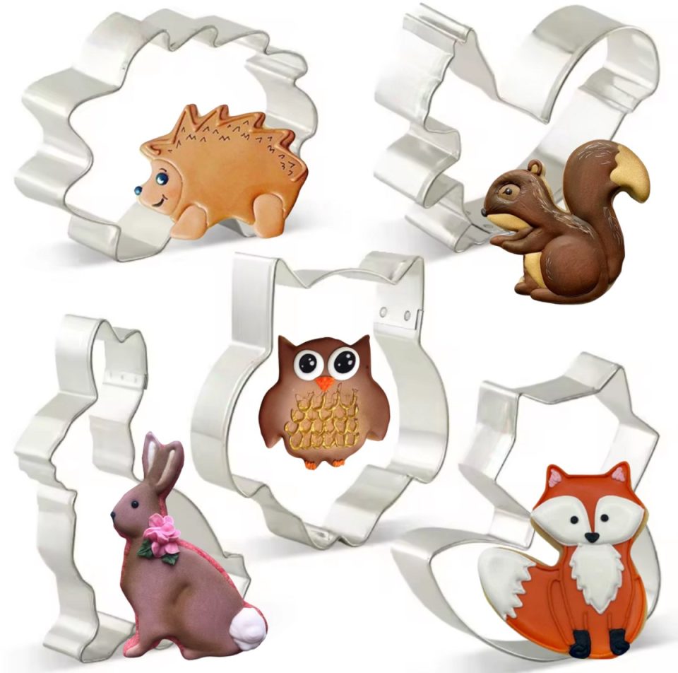 Winkrs uitsteekvormpjes Dieren Set 'Bosvriendjes' 12 cm