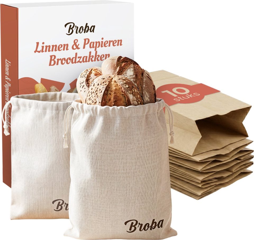 Broba Broodzak Set voor Broodbakken