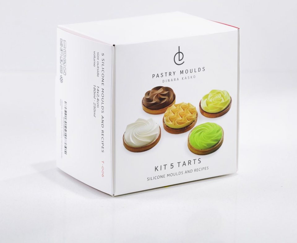 Dinara Kasko Tart Kit (5 siliconen mallen)