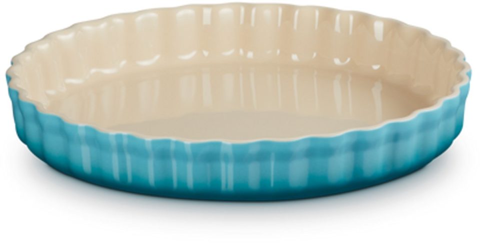 Le Creuset taartvorm in Aardewerk Caribbean blue