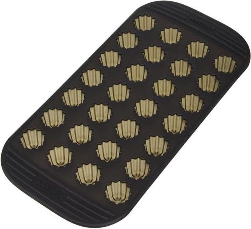 Mastrad siliconen bakvorm, 28 mini canalé cakejes