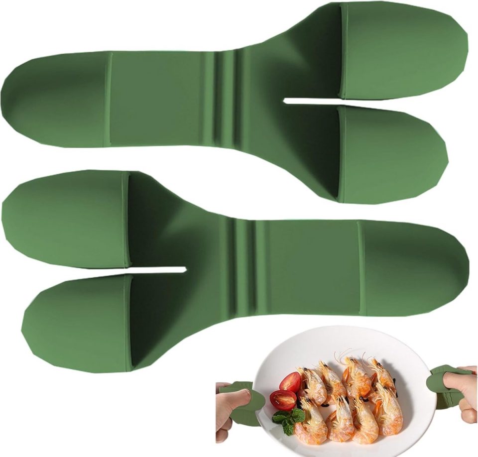 KZQ Mini siliconen ovenwanten groen