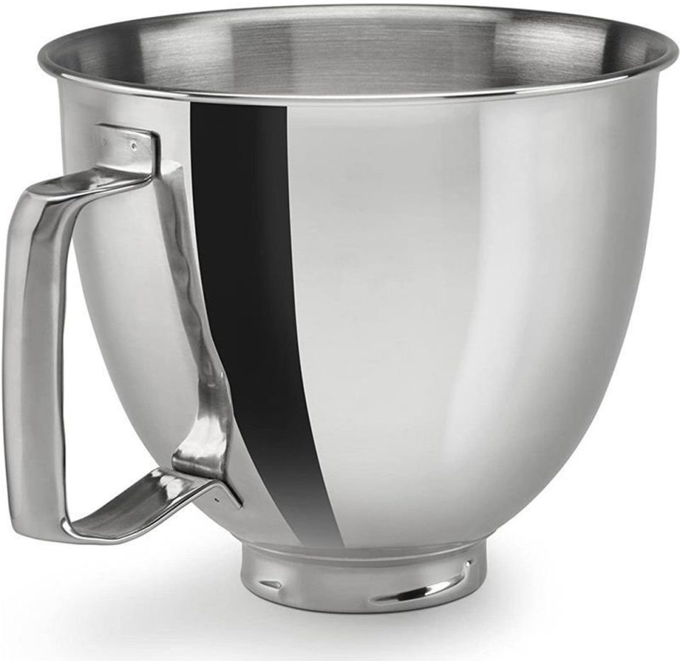 Qttvbtna RVS Mengkom met Handgreep 4,5 l