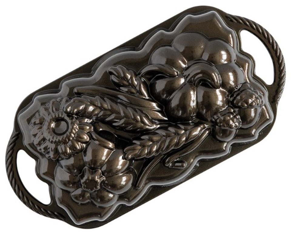 Nordic Ware bakvorm Tulband ''Sunflower & Pumpkin'' Bronze
