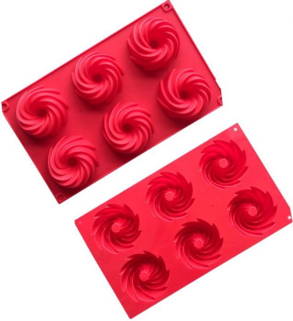 ProductGoods siliconen bakvorm Draaikolk (6 stuks)