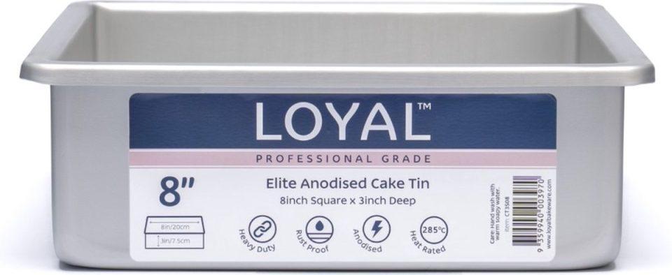 LOYAL Bakeware bakvorm Elite Vierkant 20 cm