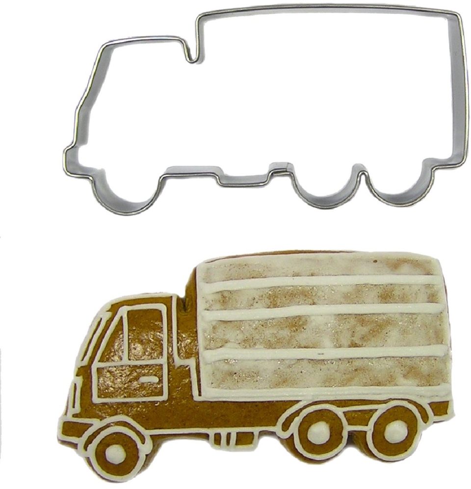 Brand New Cake uitsteekvorm Vrachtwagen RVS 8 cm