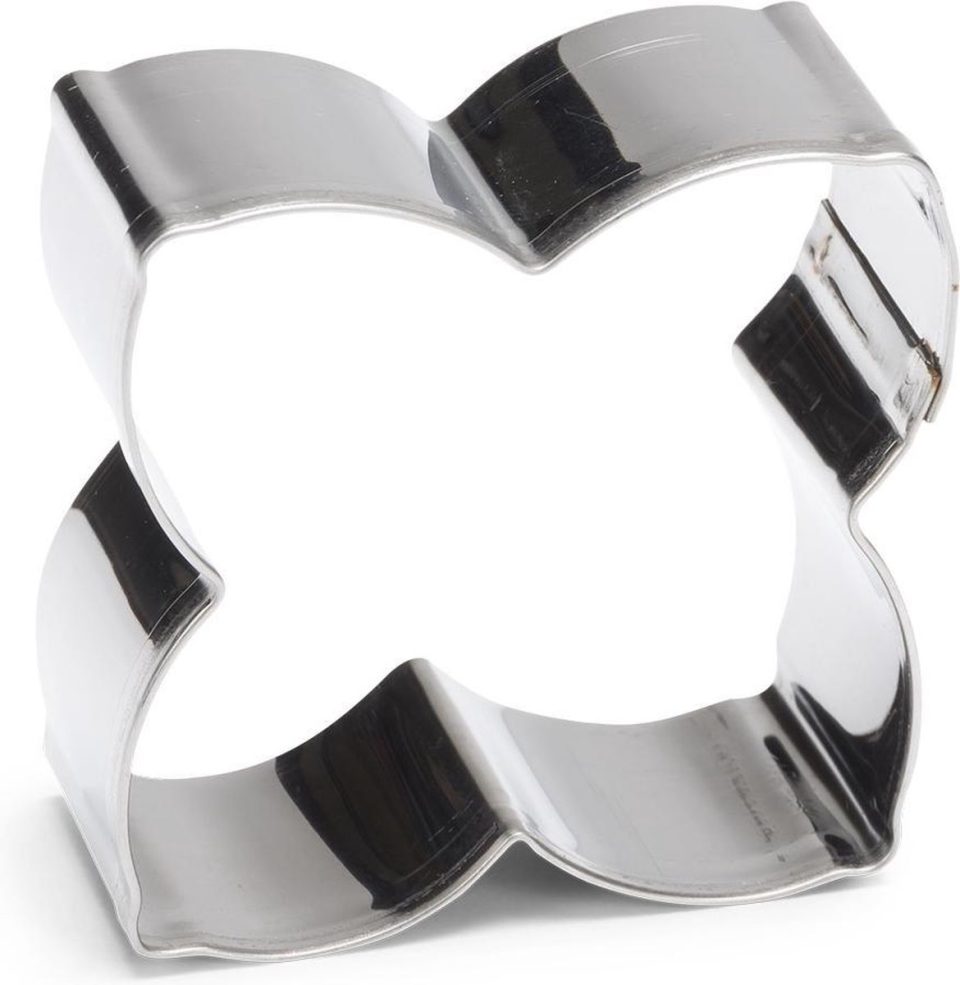Patisse uitsteekvorm Zeeroos RVS zilver 7 cm