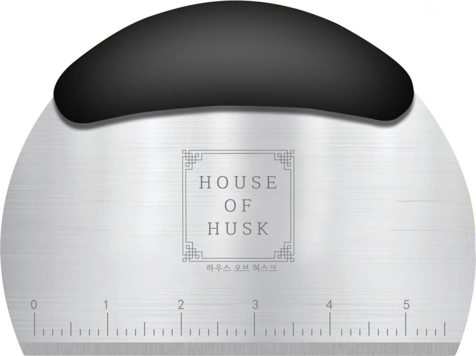 House of Husk RVS Deegschraper Deegsnijder Groentesnijder Deegsnijder Pizzasnijder Cake en Taart Schraper Keukenschraper Deegsteker