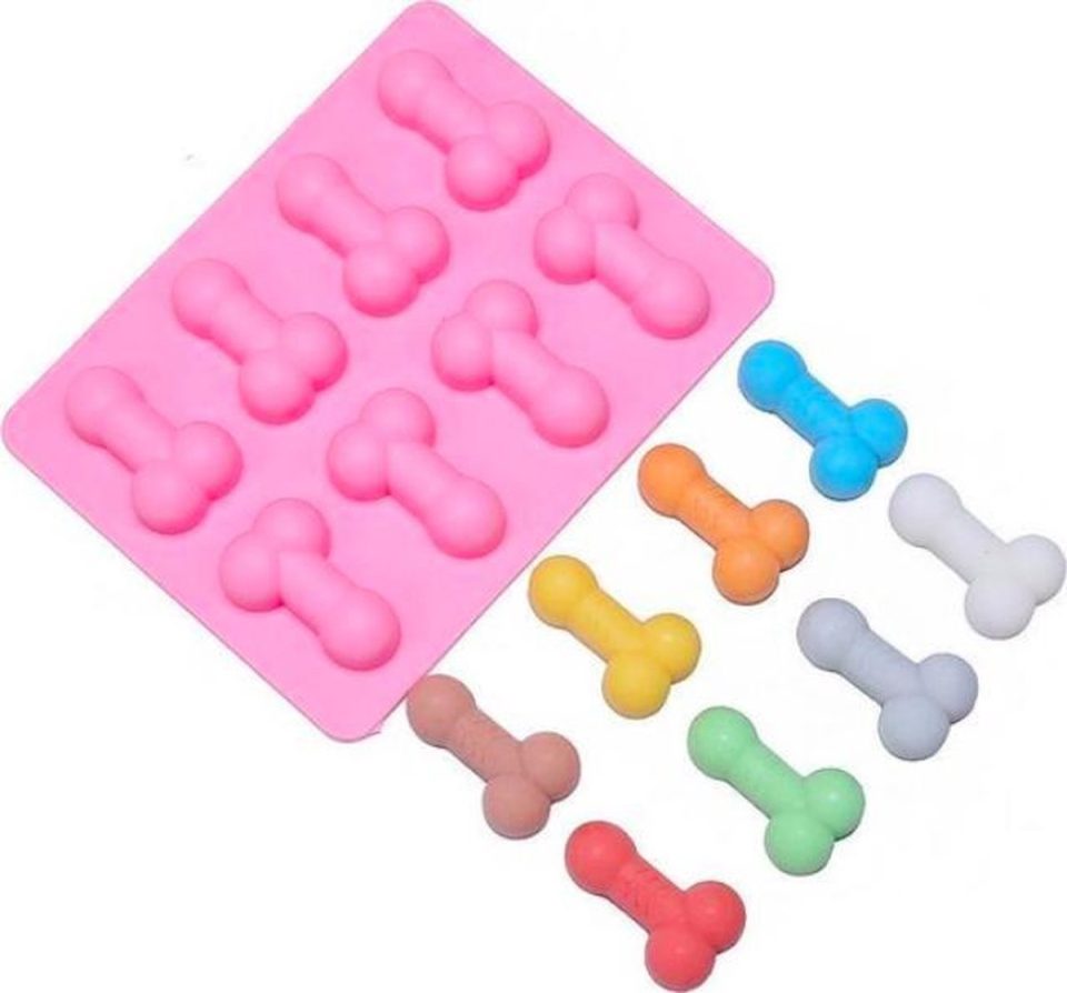 ProductGoods siliconen bakvorm Penis/Piemel (8 stuks)