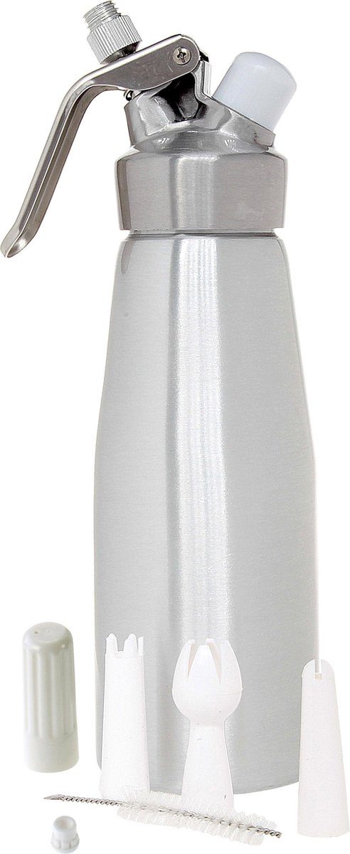 Cosy&Trendy Espuma- en Slagroomspuit Aluminium 0L5