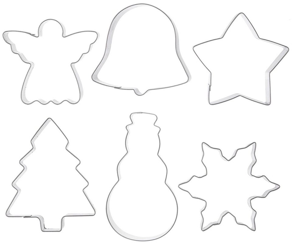 Orion Koekjessnijders Edelstaal (6 stuks)