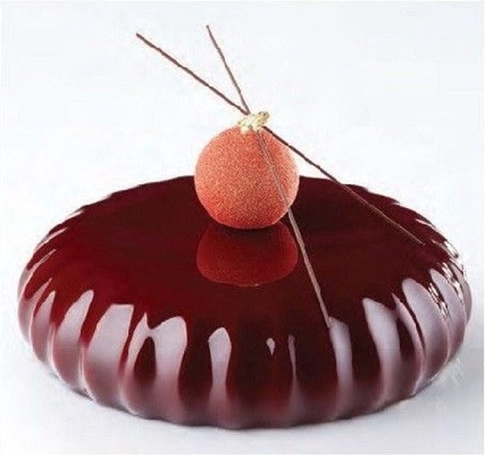 Pavoni Italia plissee silicone mal shape your cake 18 cm 4,7 cm 1000 ml
