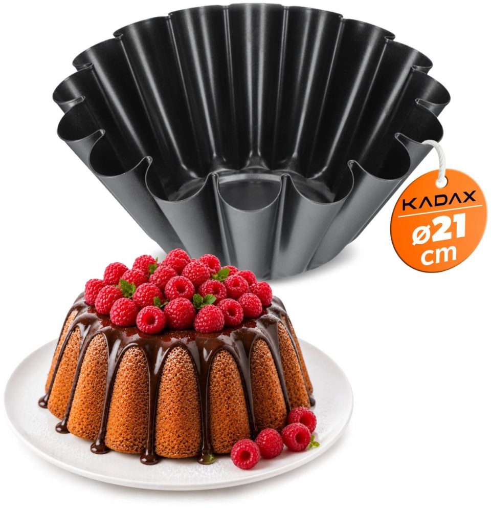 Kadax cakevorm Gugelhupfvorm, van blik met antiaanbaklaag 21 cm