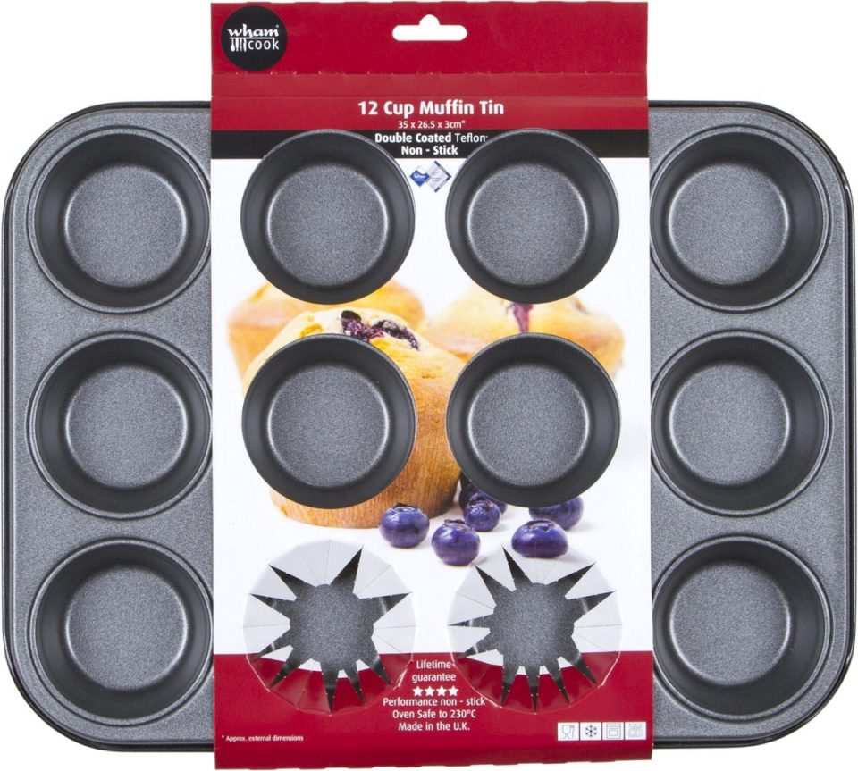 Wham Cook Essentials Muffinvrom Non Stick (12 stuks)