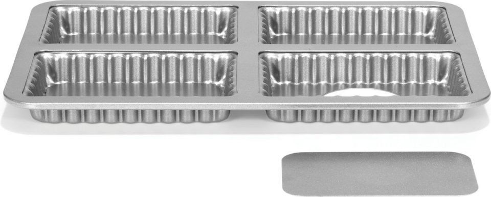 Patisse quichevorm Mini Silver Top Losse Bodem (4 stuks)