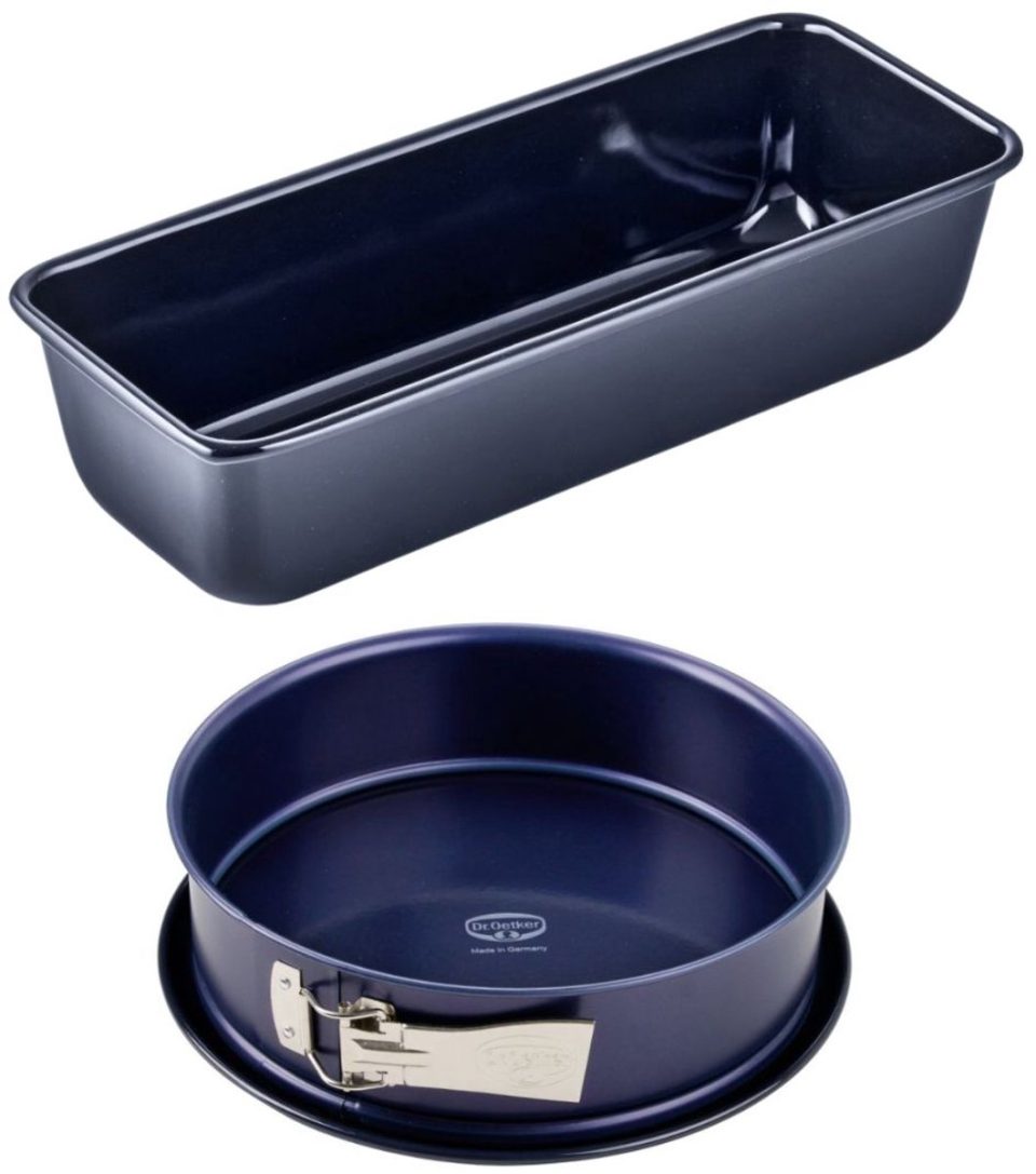 Dr. Oetker cakevorm en taartvorm in emaille 30 cm 26 cm
