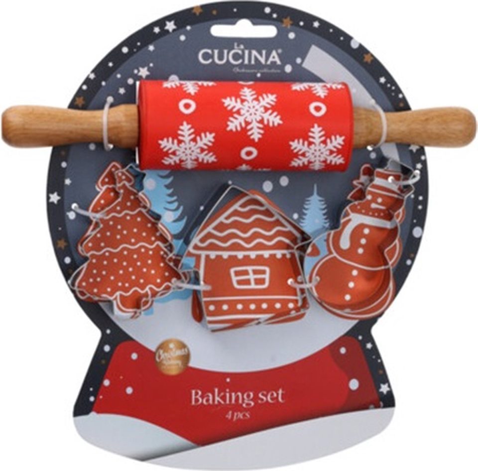 Home & Styling Bakset kids Sneeuwbal Rood