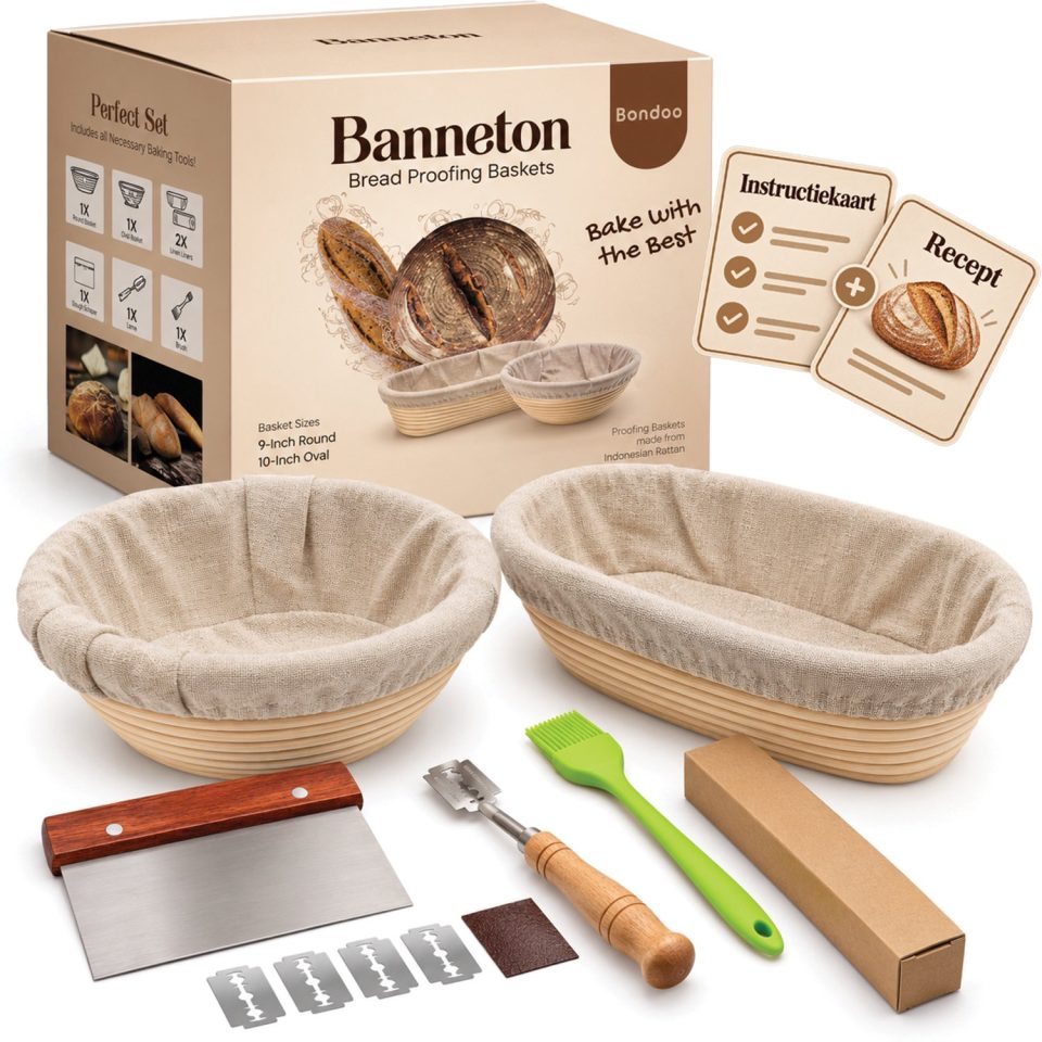 Bondoo Rijsmandje Broodbakken Ø Ø 23 cm 25 cm