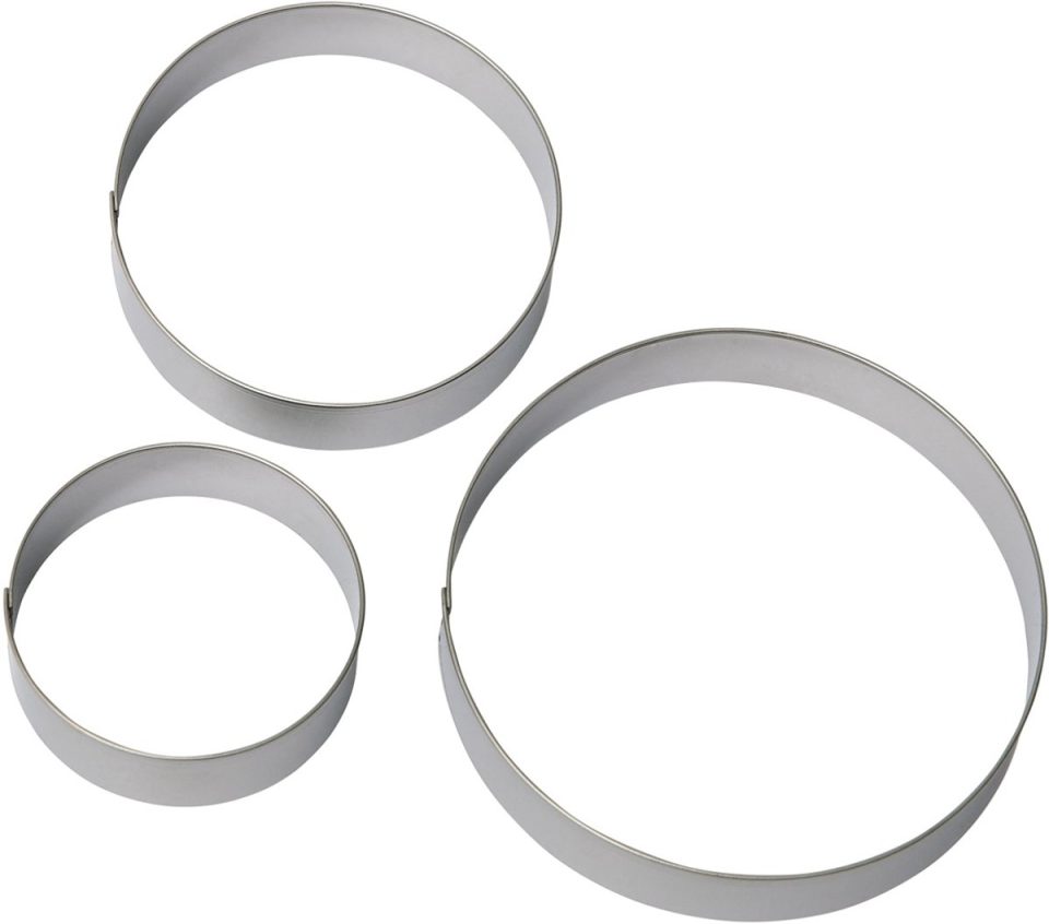 Brand New Cake uitsteekvormpjes Rond Set/3