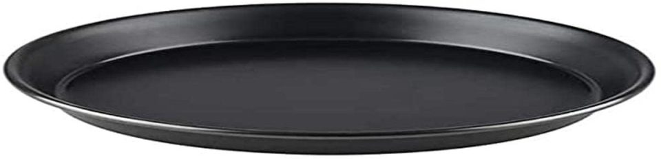 APS 73505 pizzapan rond pizza bakblik Ø blauw staal ongecoat 24 cm 2,5 cm