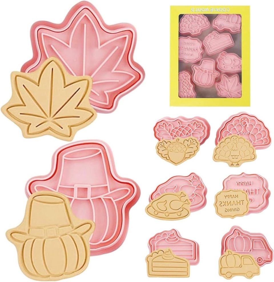 By Shayne uitsteekvormpjes ByShane set voor kinderen Herfst thema (8 stuks)