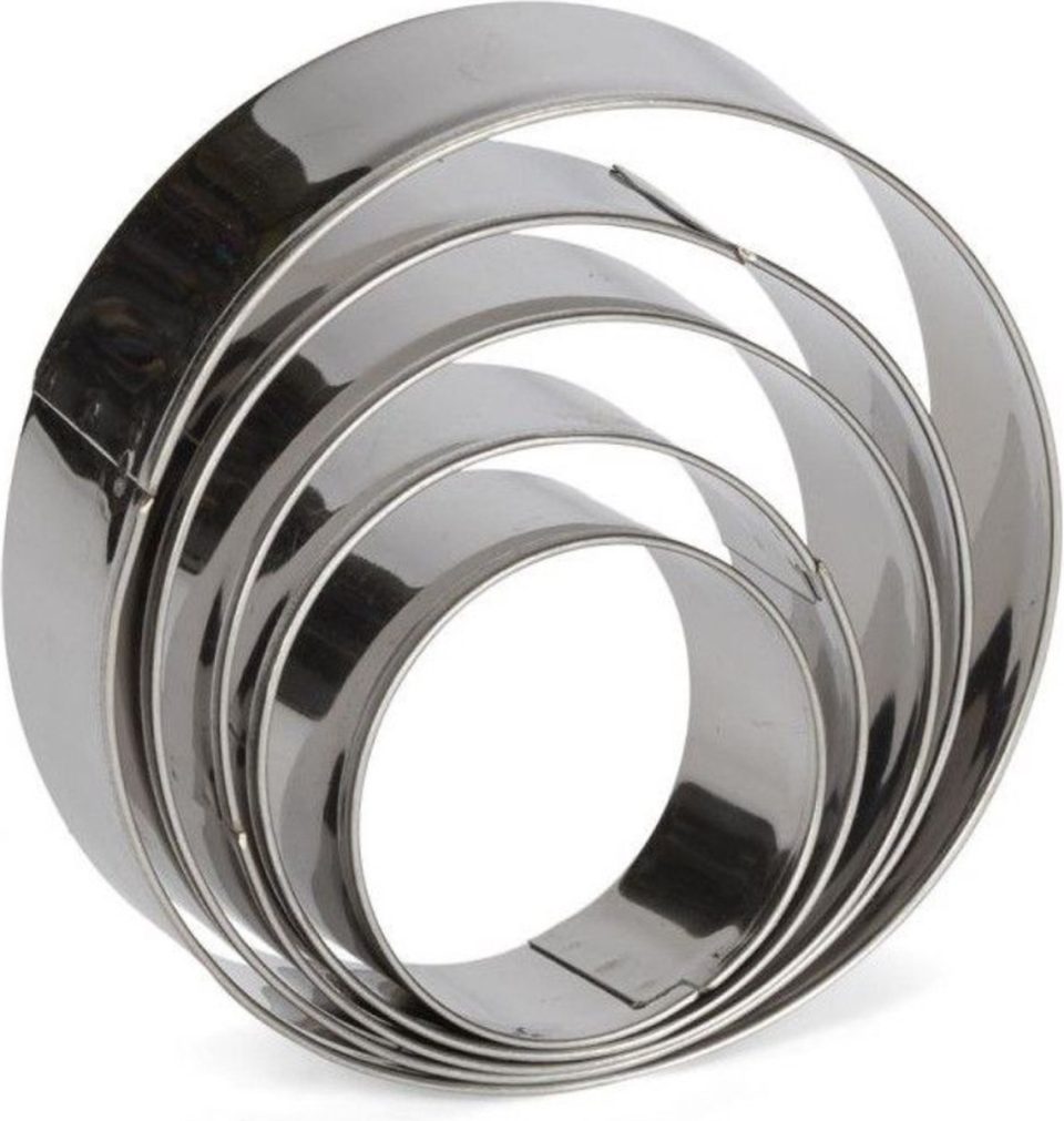 Winkrs Uitsteekvormen Ringen set 5 Cirkels 9 cm